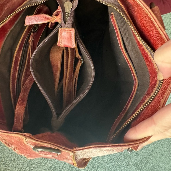 BED|STU Red Leather Tote Bag - Picture 13 of 16